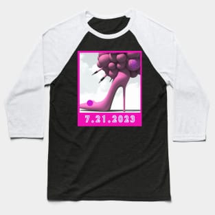 BARBENHEIMER ATOMIC PINK SUMMER. 7-21-2023. BARBENHEIMAGEDDON Baseball T-Shirt